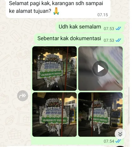 Pengiriman Papan Bunga Selamat Terminal Kalideres
