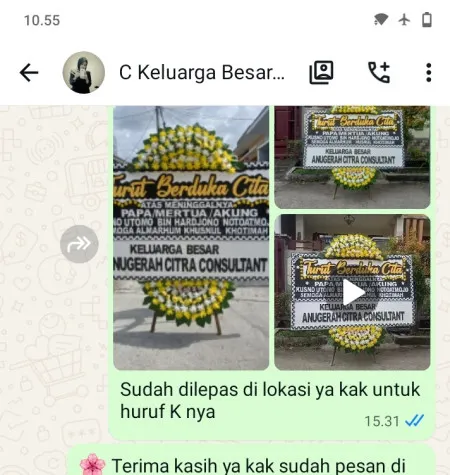 Pengiriman Papan Bunga Duka Terminal Kalideres