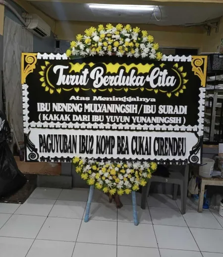 Papan Bunga Duka Terminal Kalideres