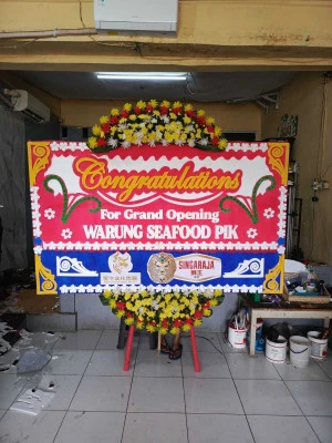 Papan Bunga di Terminal Kalideres